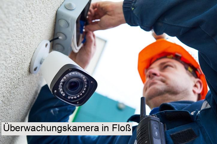 Überwachungskamera in Floß